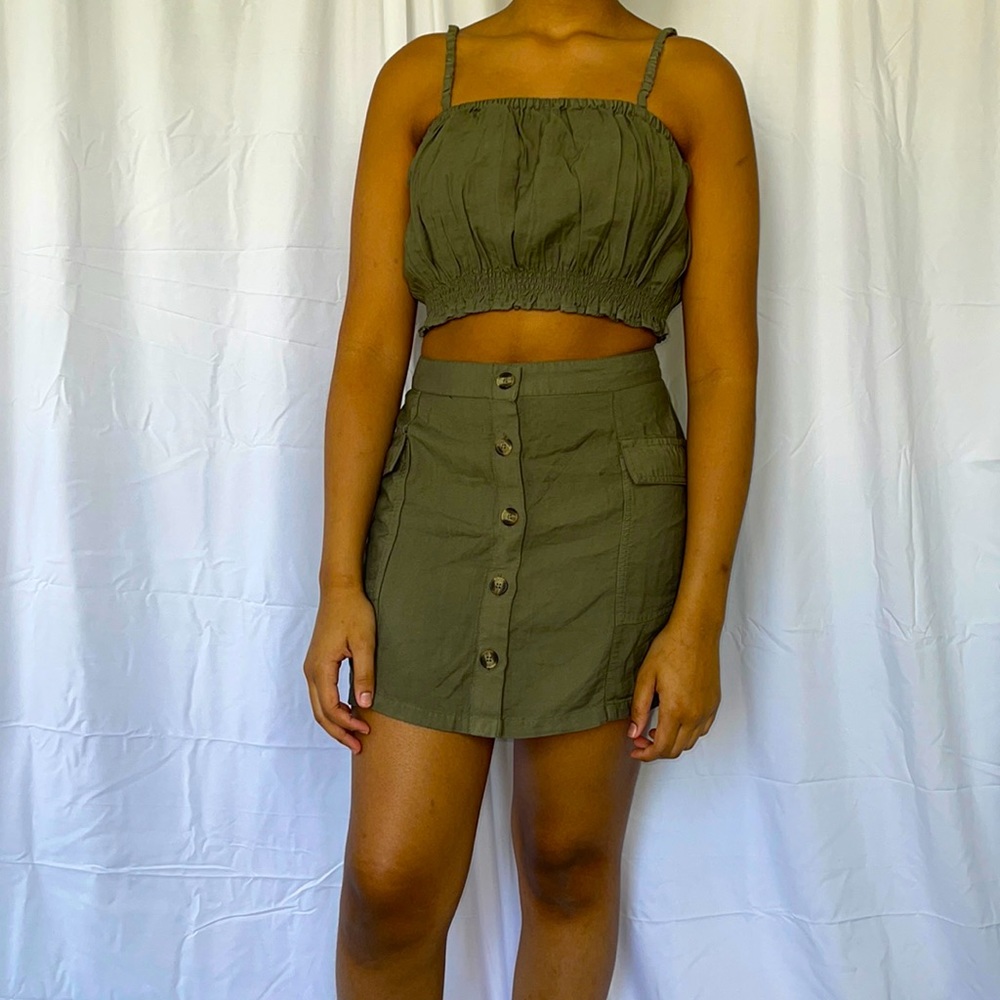 American Eagle Utility Skirt Set